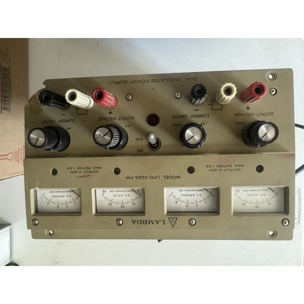 Vintage‎ Working LAMBDA Electronics LPD-422A-FM Dual Regulated Power Supply